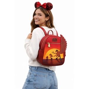DISNEY LOUNGEFLY Hercules Sunset Pegasus Mini Backpack